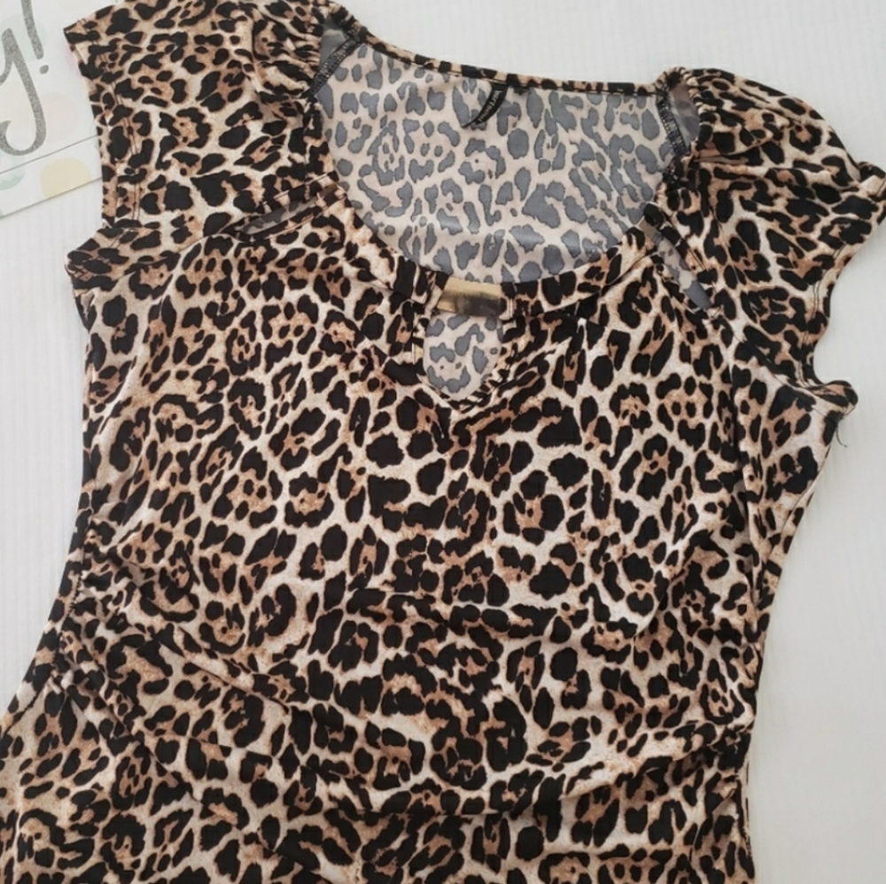 Sexy Animal Print Top